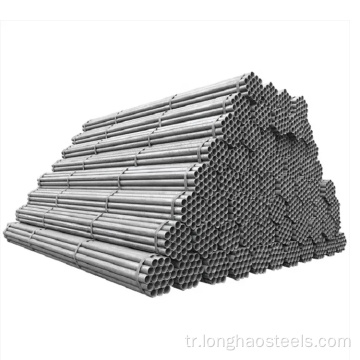 Longhao Yüksek Kaliteli Q195 Q235 Q345 Galvanizli Çelik Boru